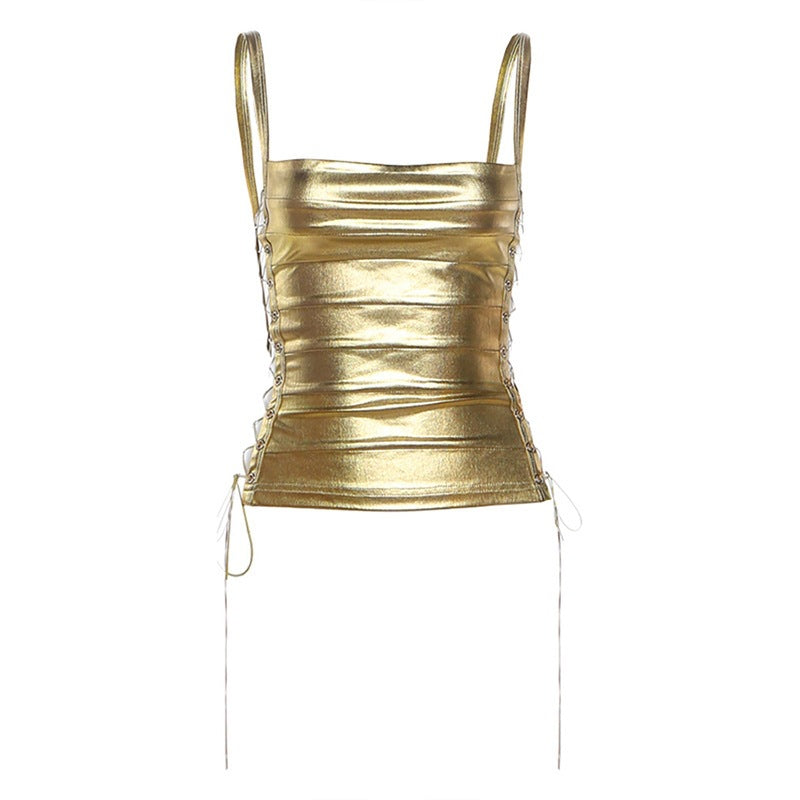 Halter Neck Backless Bodysuit Sexy Vest