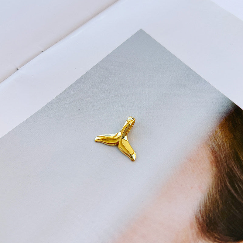 18K Gold Pendant for Women Without Chain