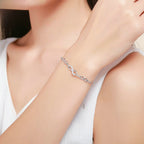 Sterling Silver Infinity Symbol Bracelet for Women