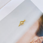 18K Gold Pendant for Women Without Chain