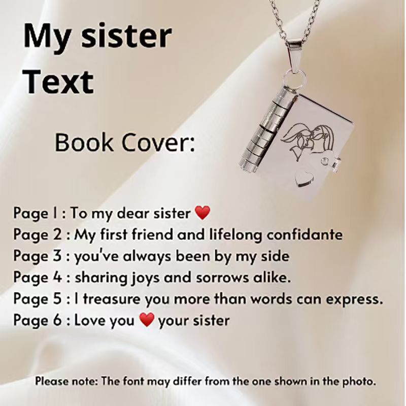 Love Letter Envelope Titanium Steel Necklace