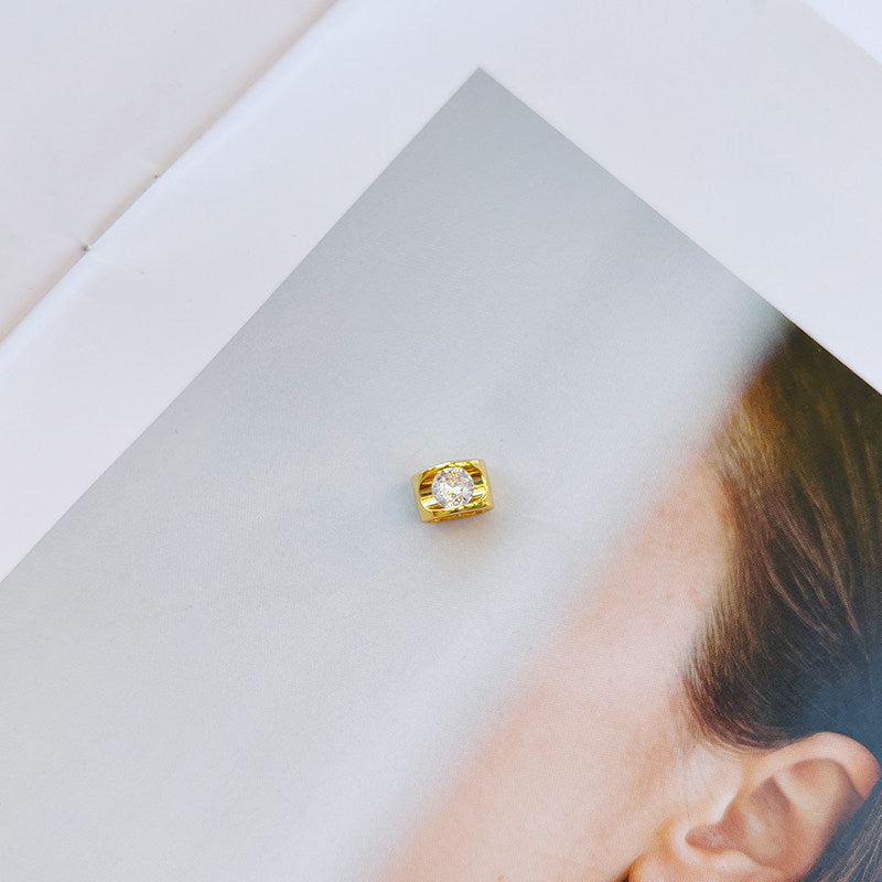 18K Gold Pendant for Women Without Chain
