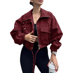 Zippered chain windbreaker jacket