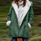 Women's Plush Collar Suede Jacket