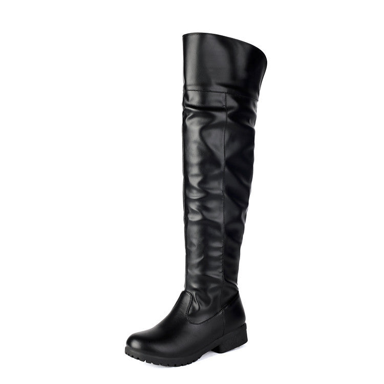 Over-the-Knee Knight Boots