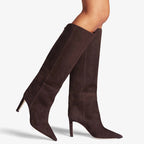 Pointed Toe High-Heel Boots