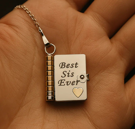 Love Letter Envelope Titanium Steel Necklace