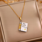 Love Letter Envelope Titanium Steel Necklace