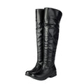 Over-the-Knee Knight Boots