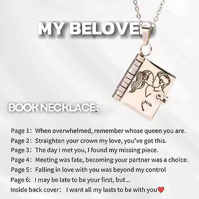 Love Letter Envelope Titanium Steel Necklace