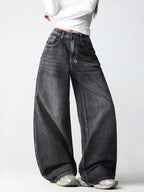 Heavy-Duty 3D Embroidery Denim Pants
