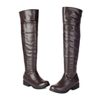 Over-the-Knee Knight Boots