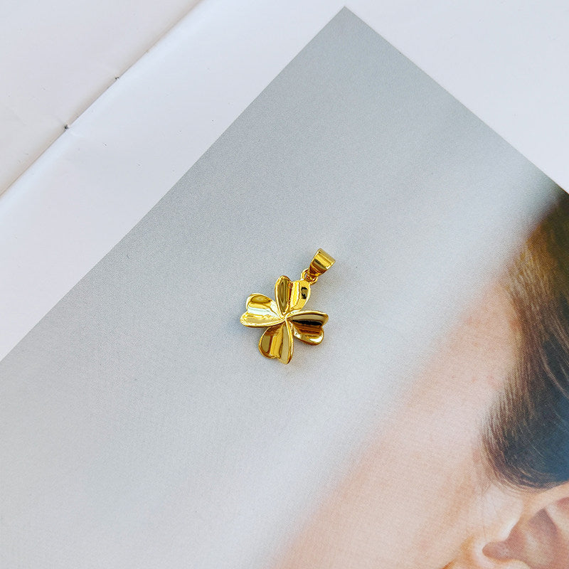 18K Gold Pendant for Women Without Chain