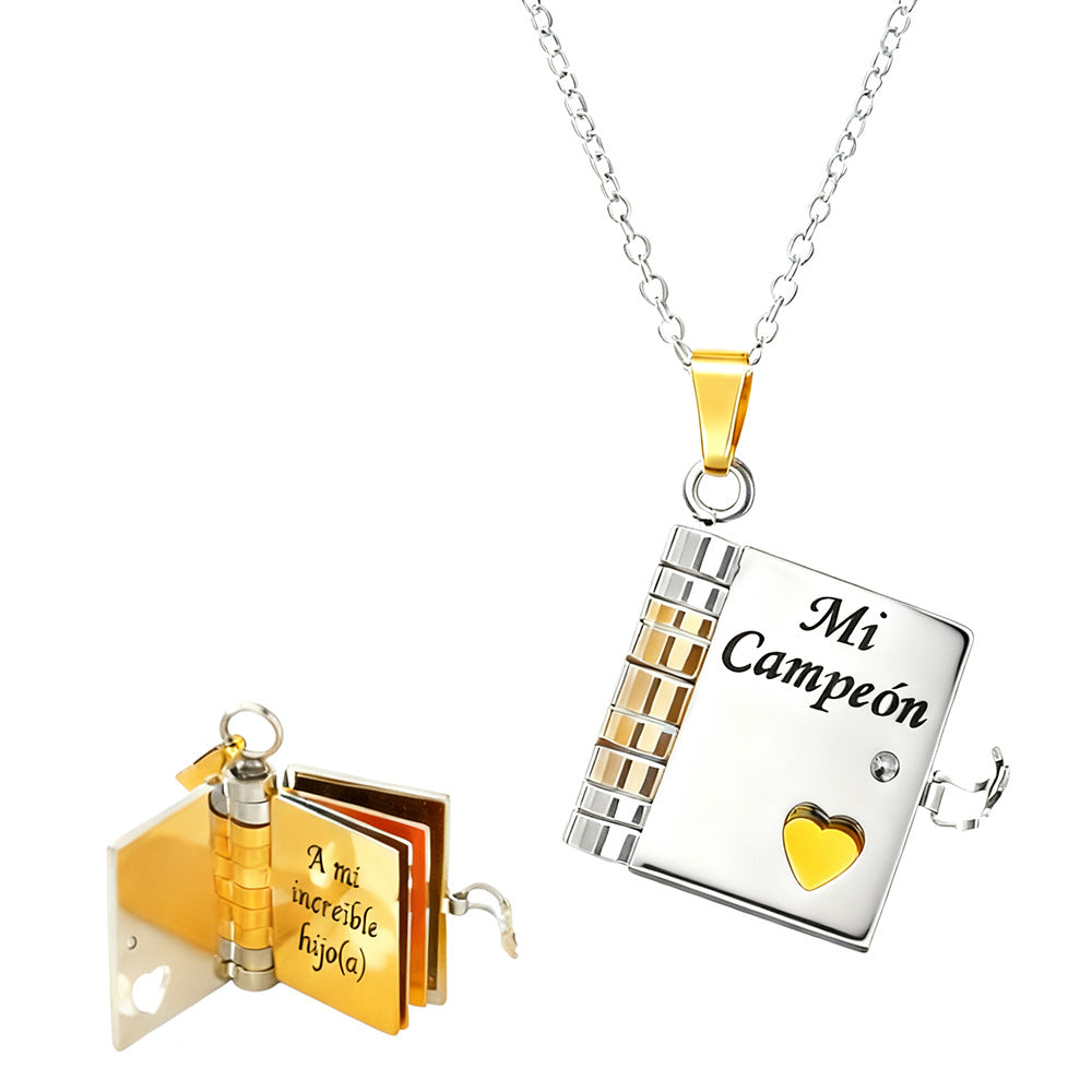 Love Letter Envelope Titanium Steel Necklace