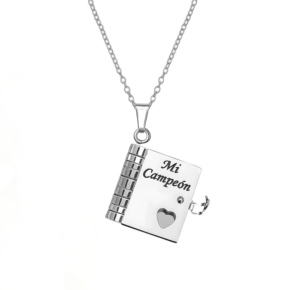 Love Letter Envelope Titanium Steel Necklace