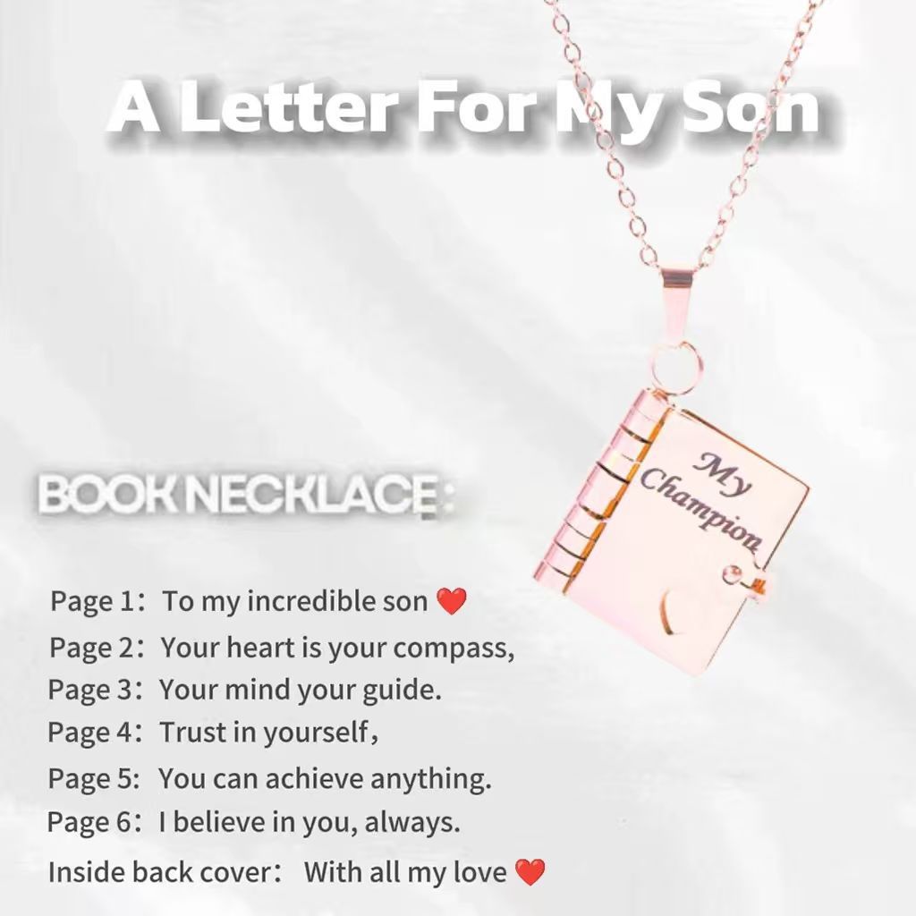 Love Letter Envelope Titanium Steel Necklace