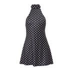New Fashion Elegant Printed Sexy Backless Dress