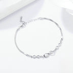 Sterling Silver Infinity Symbol Bracelet for Women
