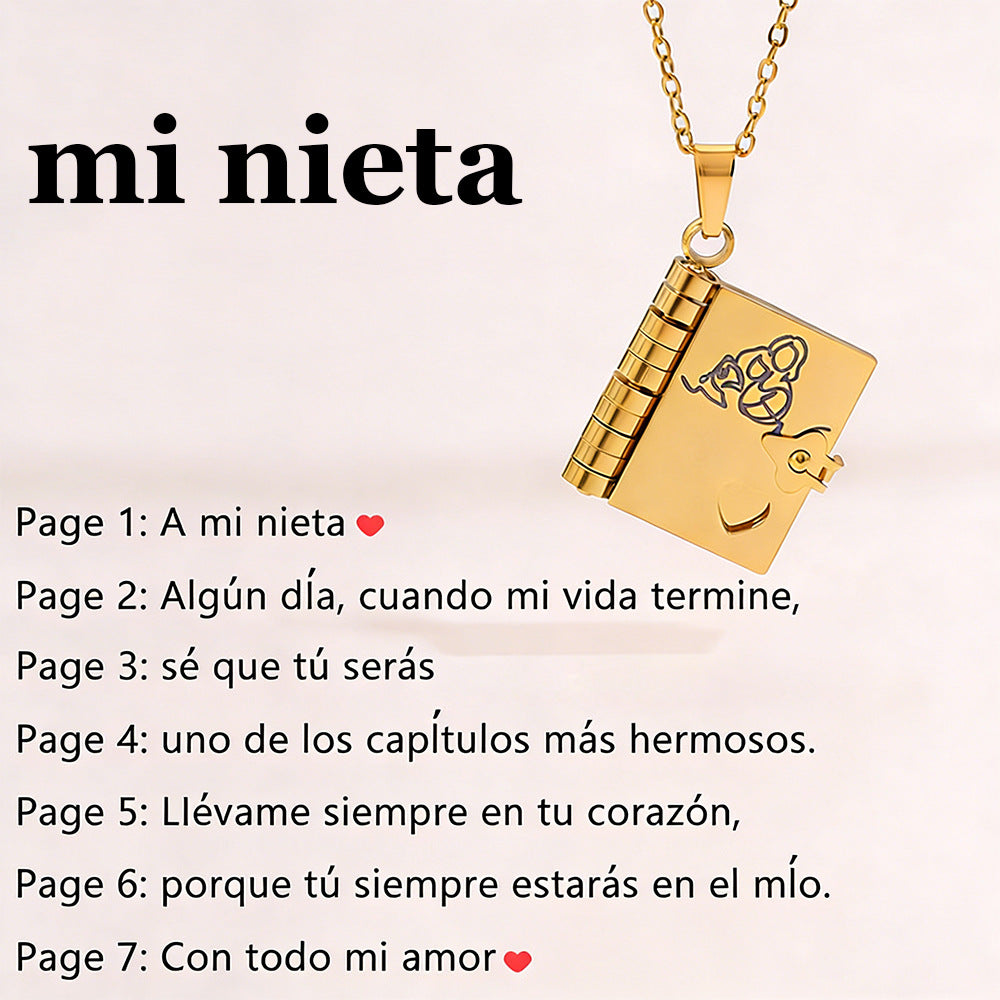 Love Letter Envelope Titanium Steel Necklace