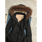 Retro Fleece Lined Hooded Jacket