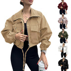 Zippered chain windbreaker jacket