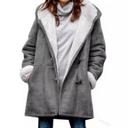 Women's Plush Collar Suede Jacket