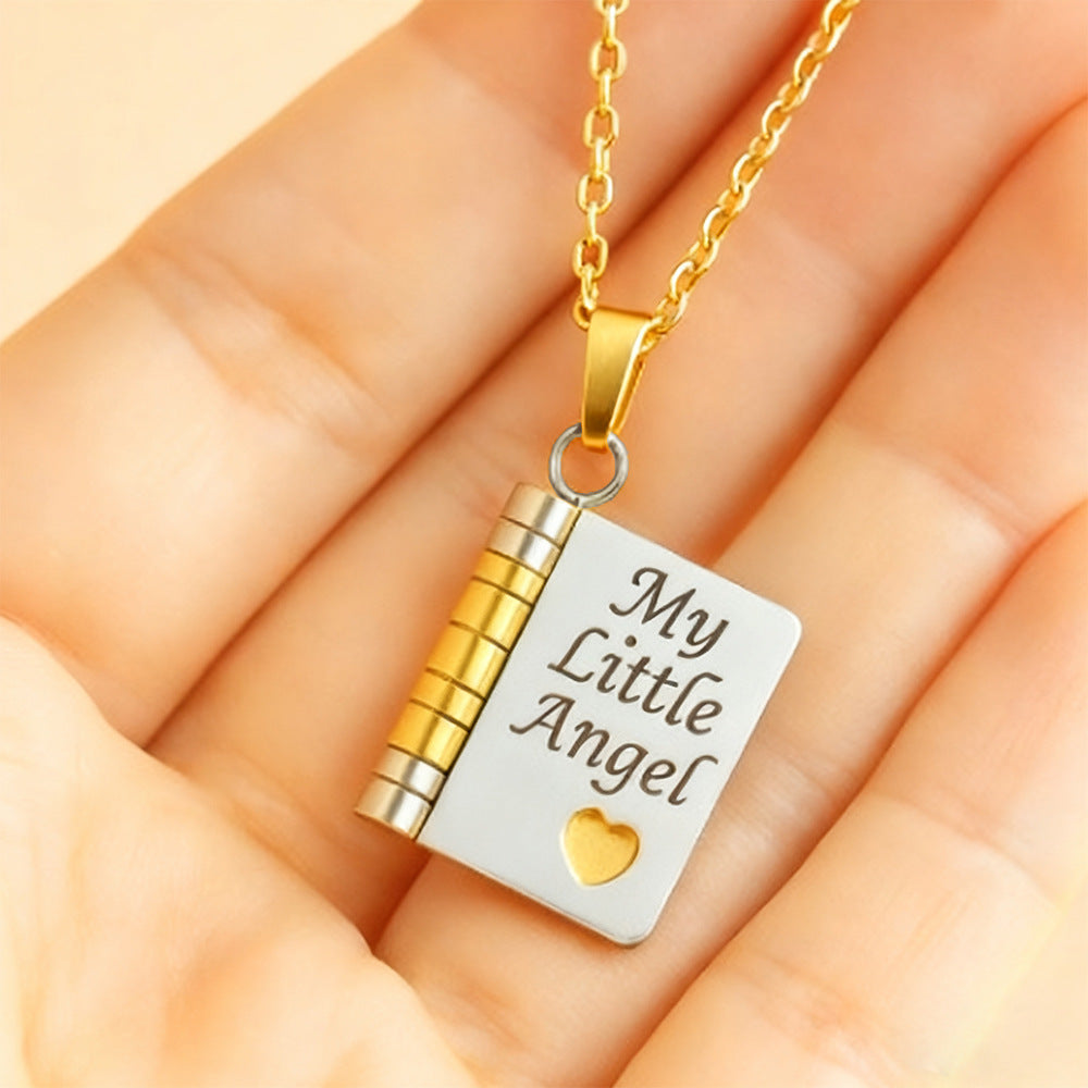 Love Letter Envelope Titanium Steel Necklace