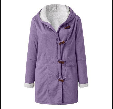 Women's Plush Collar Suede Jacket