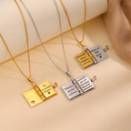 Love Letter Envelope Titanium Steel Necklace