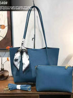 Women Large Capacity PU Tote Shoulder Bag