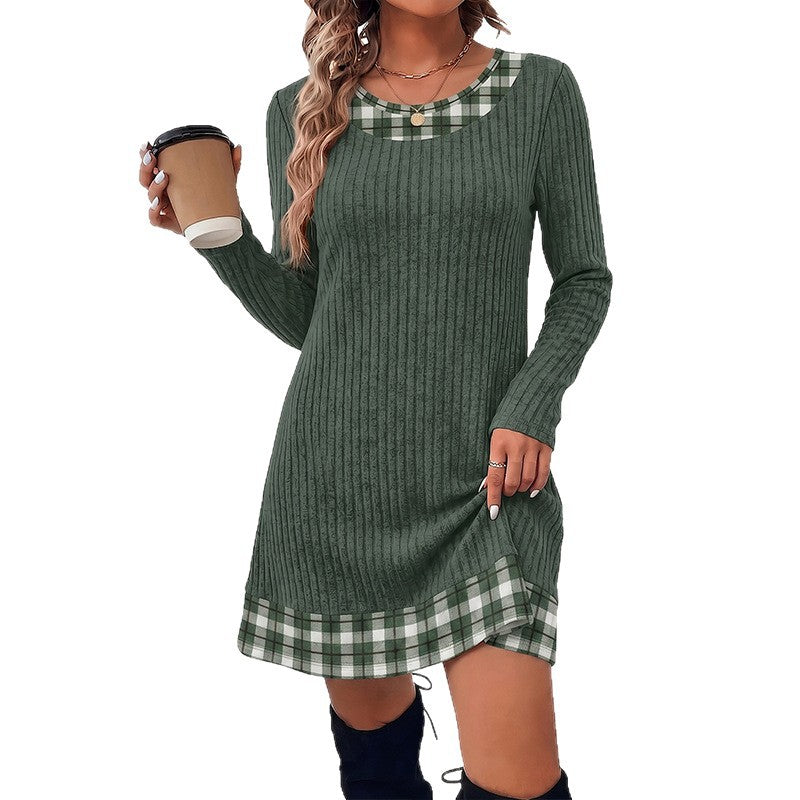Womens Casual Long Sleeve Dress