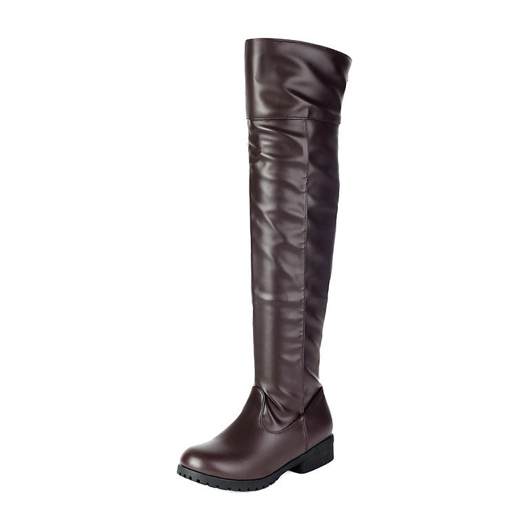 Over-the-Knee Knight Boots