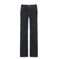 Letter Embroidery Low-Waist Flared Jeans