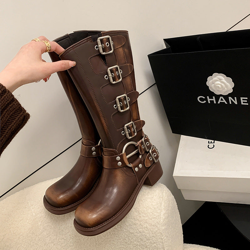 Retro Western Cowboy Boots