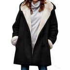 Women's Plush Collar Suede Jacket