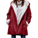 Women's Plush Collar Suede Jacket