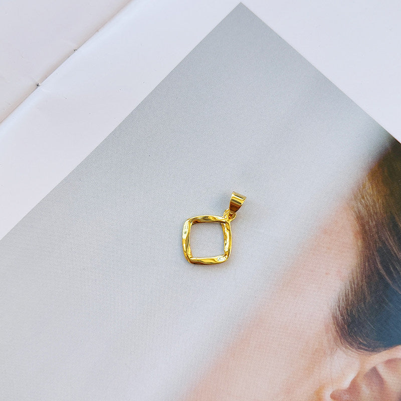 18K Gold Pendant for Women Without Chain