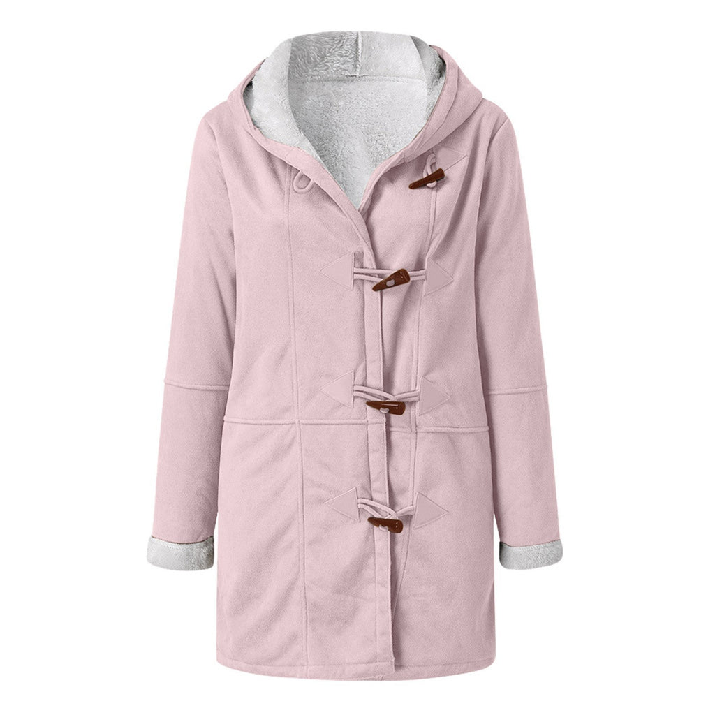 Women's Plush Collar Suede Jacket