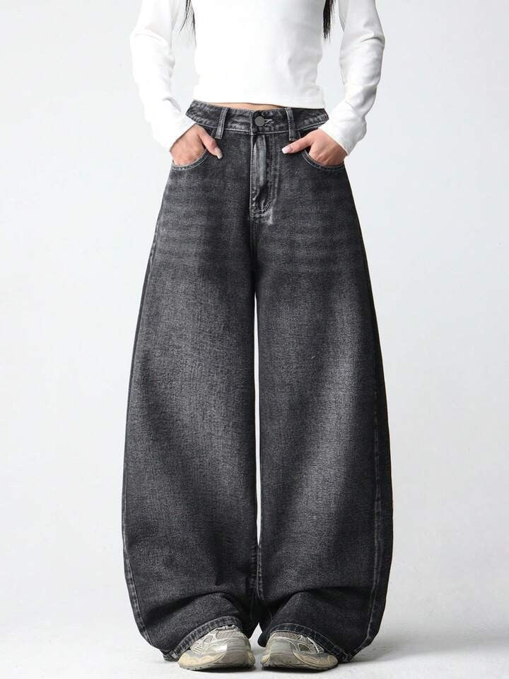 Heavy-Duty 3D Embroidery Denim Pants