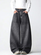 Heavy-Duty 3D Embroidery Denim Pants